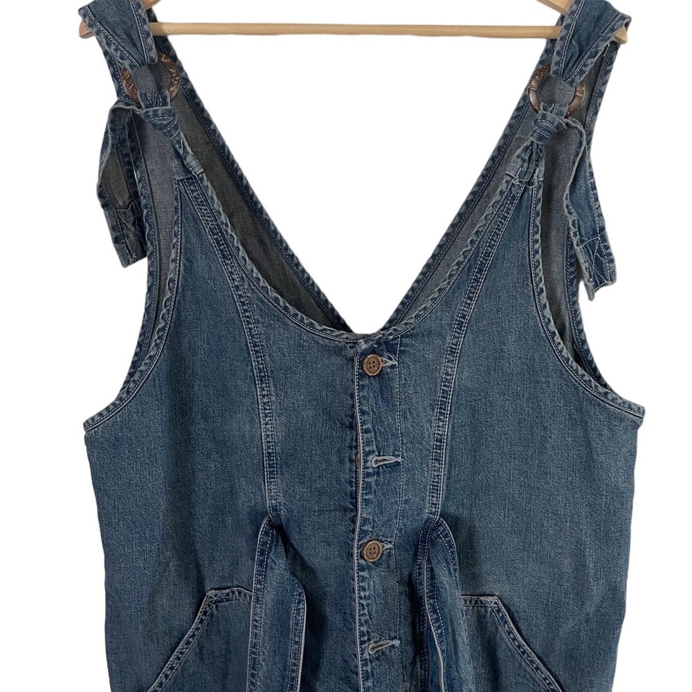 NWT Free People denim overalls - Picture 3 of 5